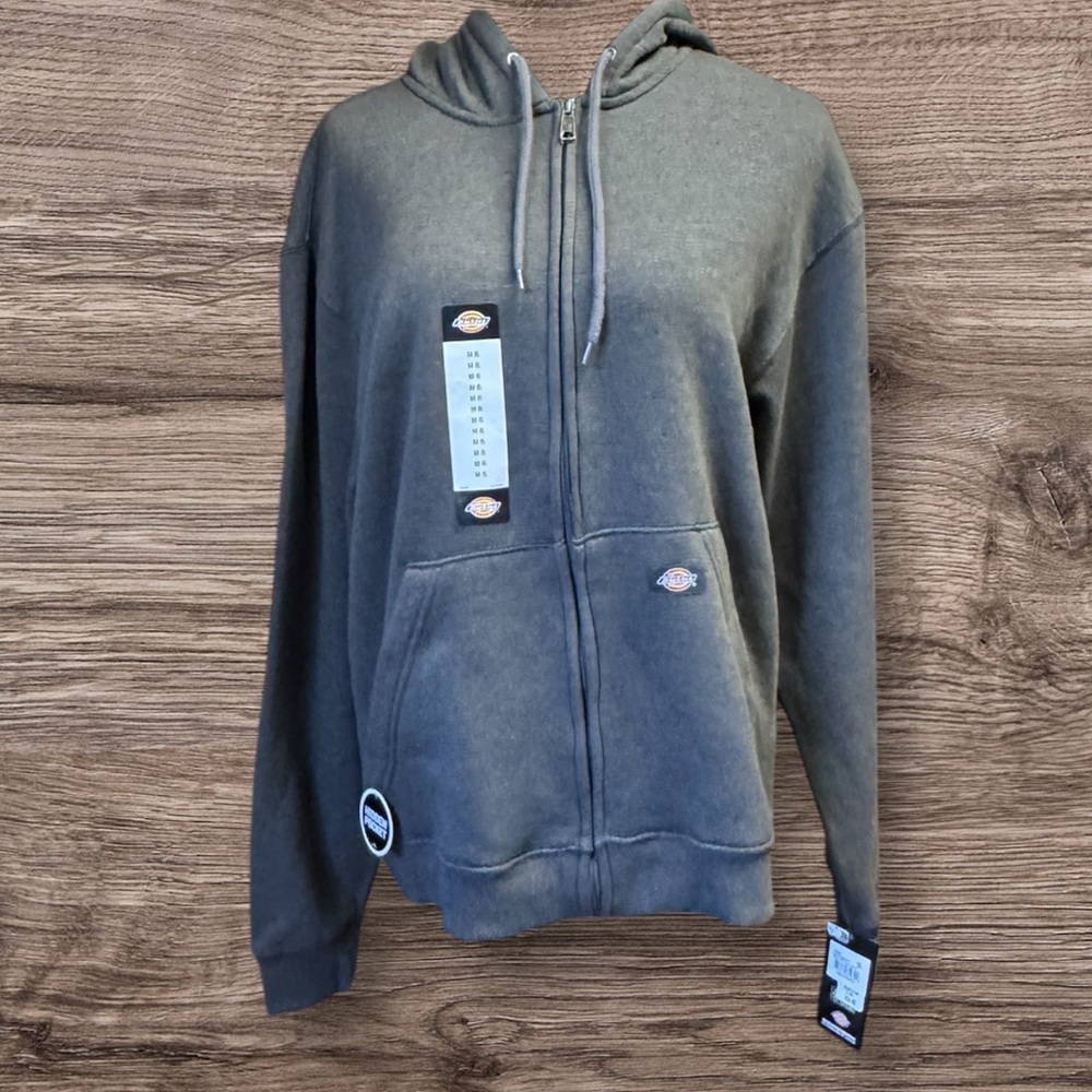 NWT Dickies Midweight Fleece Zip Hoodie SZ M